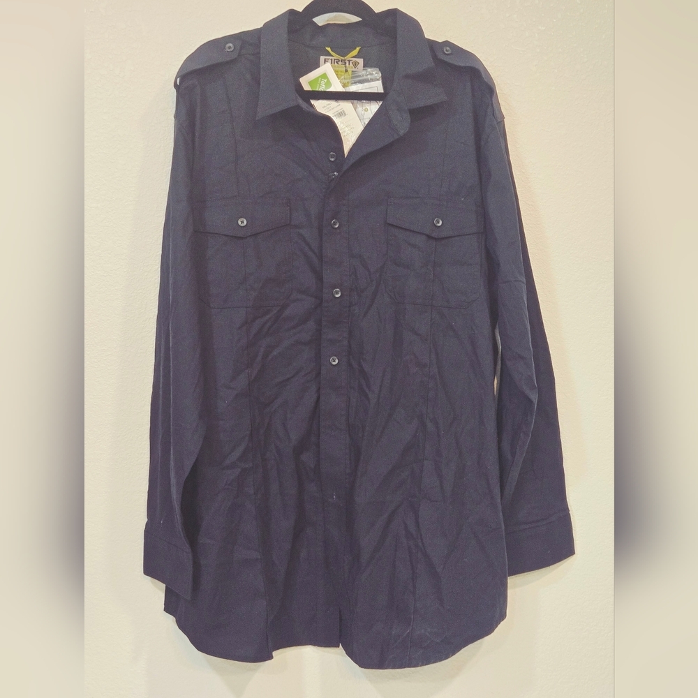 NWT 5.11 TACTICAL Ripstop TDU Long Sleeve Shirt Dark Navy 2XL
